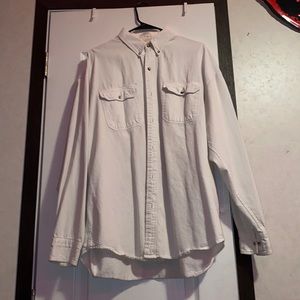 high sierra white button up never worn
